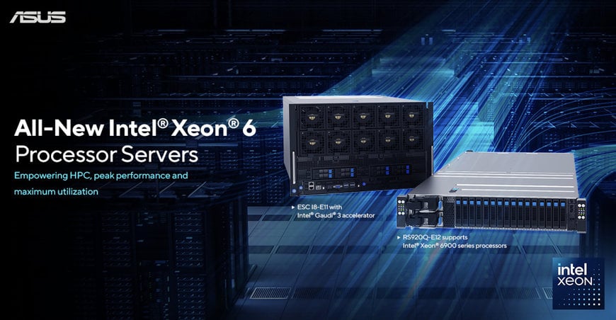 ASUS Introduces All-New Intel Xeon 6 Processor Servers